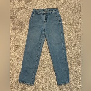 Old Navy Women’s Ski-High Straight Extra High Rise Jeans-Size 10-Medium Blue